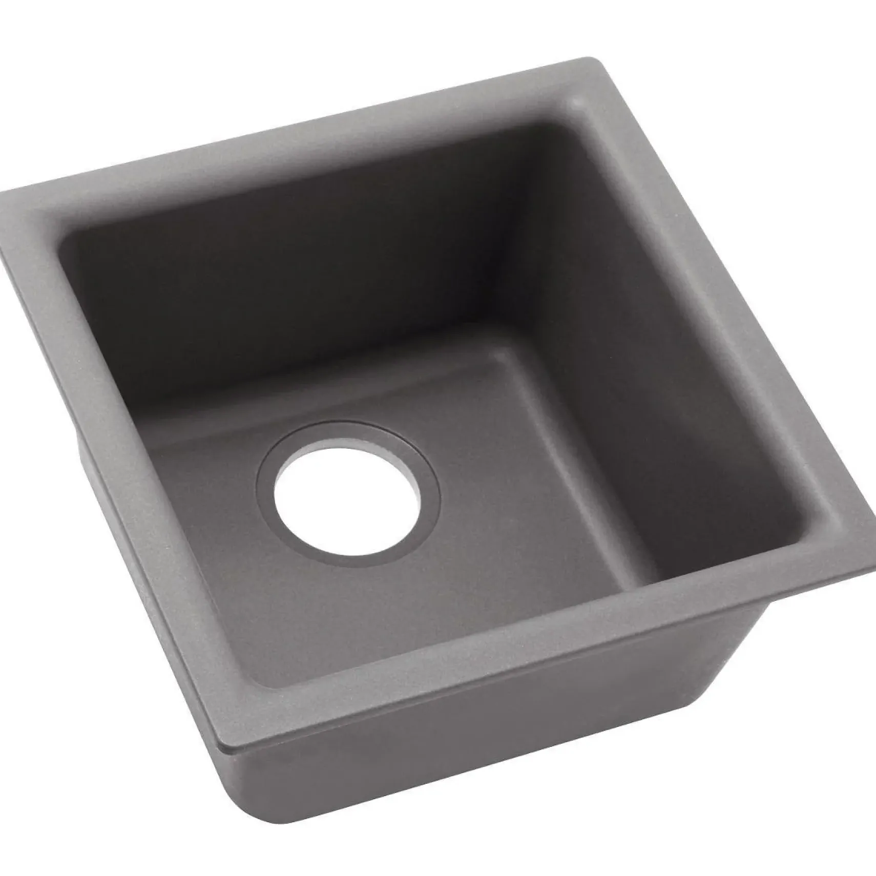 Elkay Classic 16" Quartz Bar Sink, Greystone, ELG1616GS0