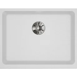 Elkay Classic 25" Quartz Kitchen Sink, White, ELGUAD2519PDWH0