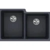 Elkay Classic 33" Quartz Kitchen Sink, 50/50 Double Bowl, Dusk Gray, ELGU250RGY0