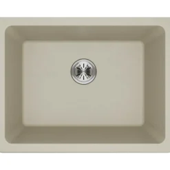 Elkay Classic 25" Quartz Laundry Sink, Bisque, ELGU251912PDBQ0