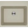 Elkay Classic 25" Quartz Laundry Sink, Bisque, ELG252212PDBQ0