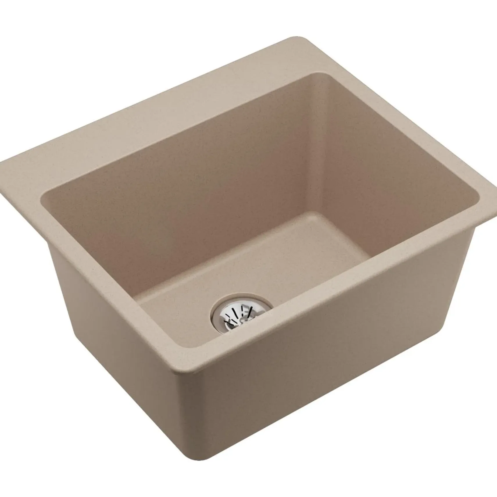 Elkay Classic 25" Quartz Laundry Sink, Putty, ELG252212PDPT0