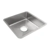 Elkay Crosstown 17" Rectangle Stainless Steel ADA Bar/Prep Sink, Polished Satin, 18 Gauge, ECTRUAD151550