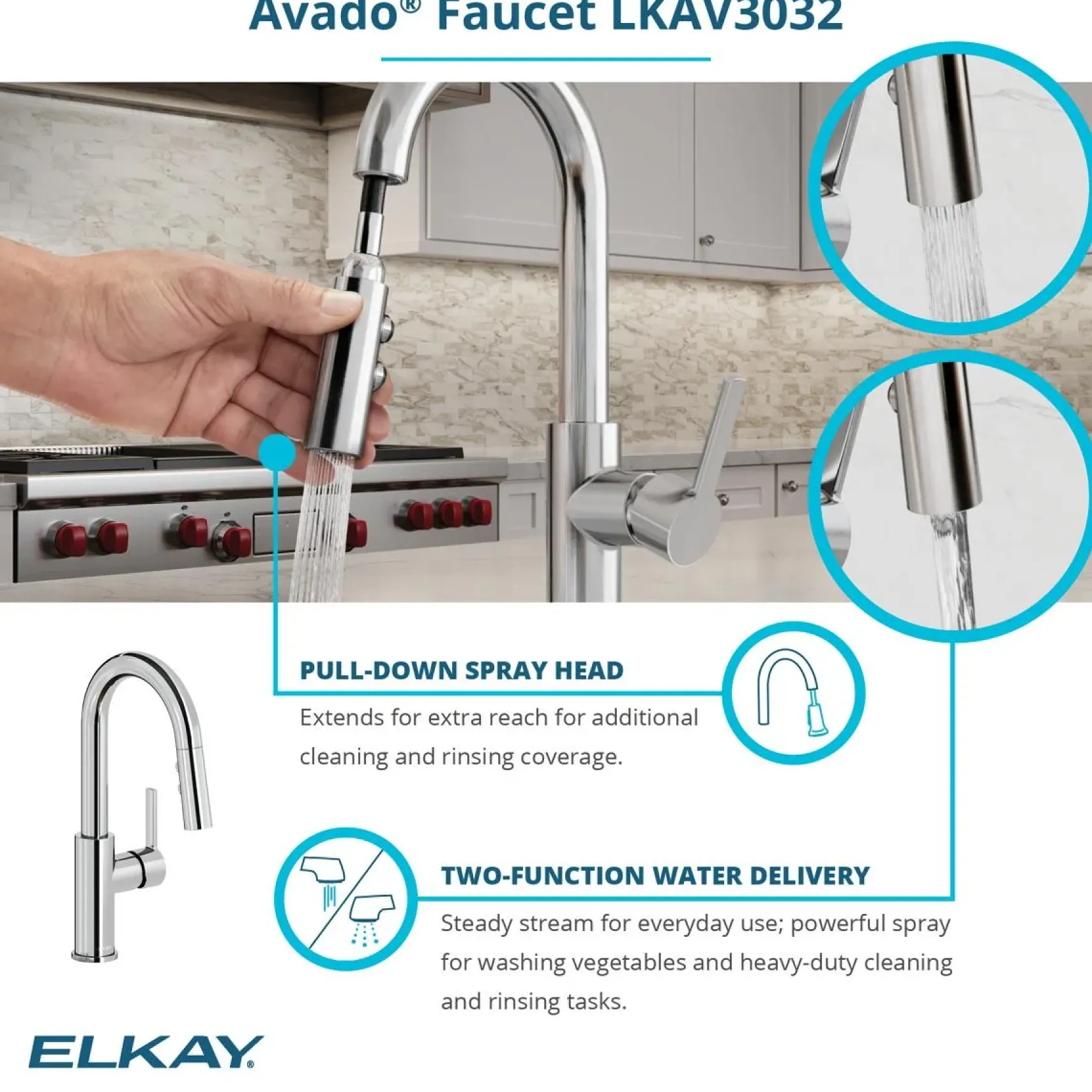 Elkay Crosstown 14" Rectangular Stainless Steel Bar/Prep Sink with Faucet, Polished Satin, 18 Gauge, ECTRU12179TFCBC