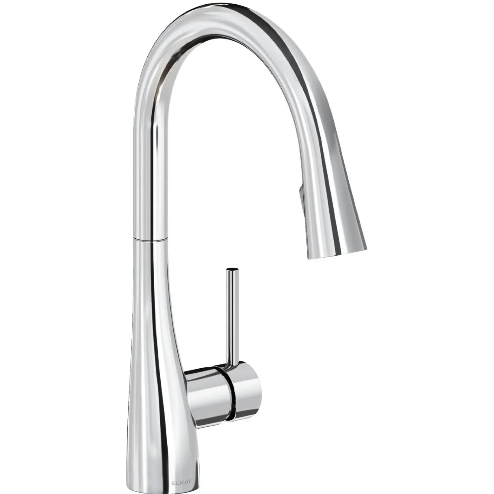 Elkay Forward Only Lever Handle Pull-down Spray Spout Brass ADA Kitchen Faucet, Chrome, LKGT4083CR