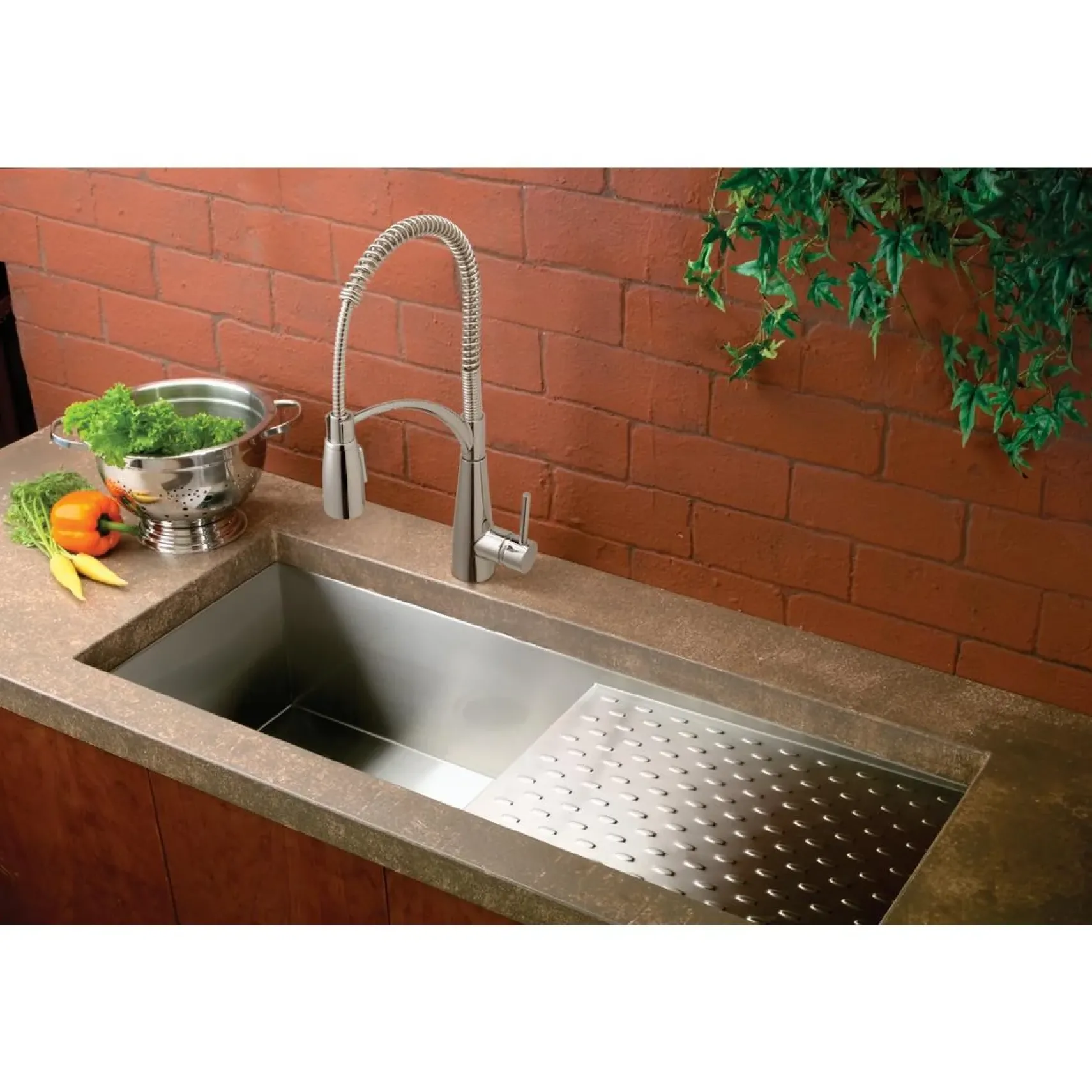 Elkay LKAV4061CR Avado Single Hole Kitchen Faucet with Semi-Professional Spout Forward Only Lever Handle Chrome
