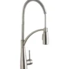Elkay LKAV4061LS Avado Single Hole Kitchen Faucet with Semi-Professional Spout Forward Only Lever Handle Lustrous Steel