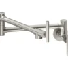 Elkay LKAV4091LS Avado Wall Mount Single Hole Pot Filler Kitchen Faucet with Lever Handles Lustrous Steel