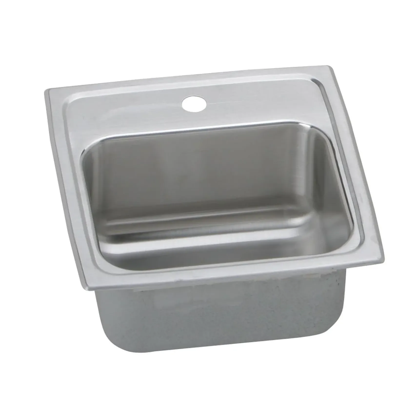 Elkay Lustertone Classic 15" Rectangular Stainless Steel Bar/Prep Sink, 1 Faucet Hole, BLRQ151