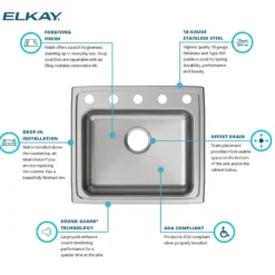 Elkay Lustertone Classic 22