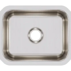 Elkay Lustertone Classic 15" Stainless Steel Bar Sink, Lustrous Satin, ELUH129