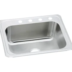 Elkay Pursuit 25" Stainless Steel Laundry Sink, Brushed Satin, DCR2522104