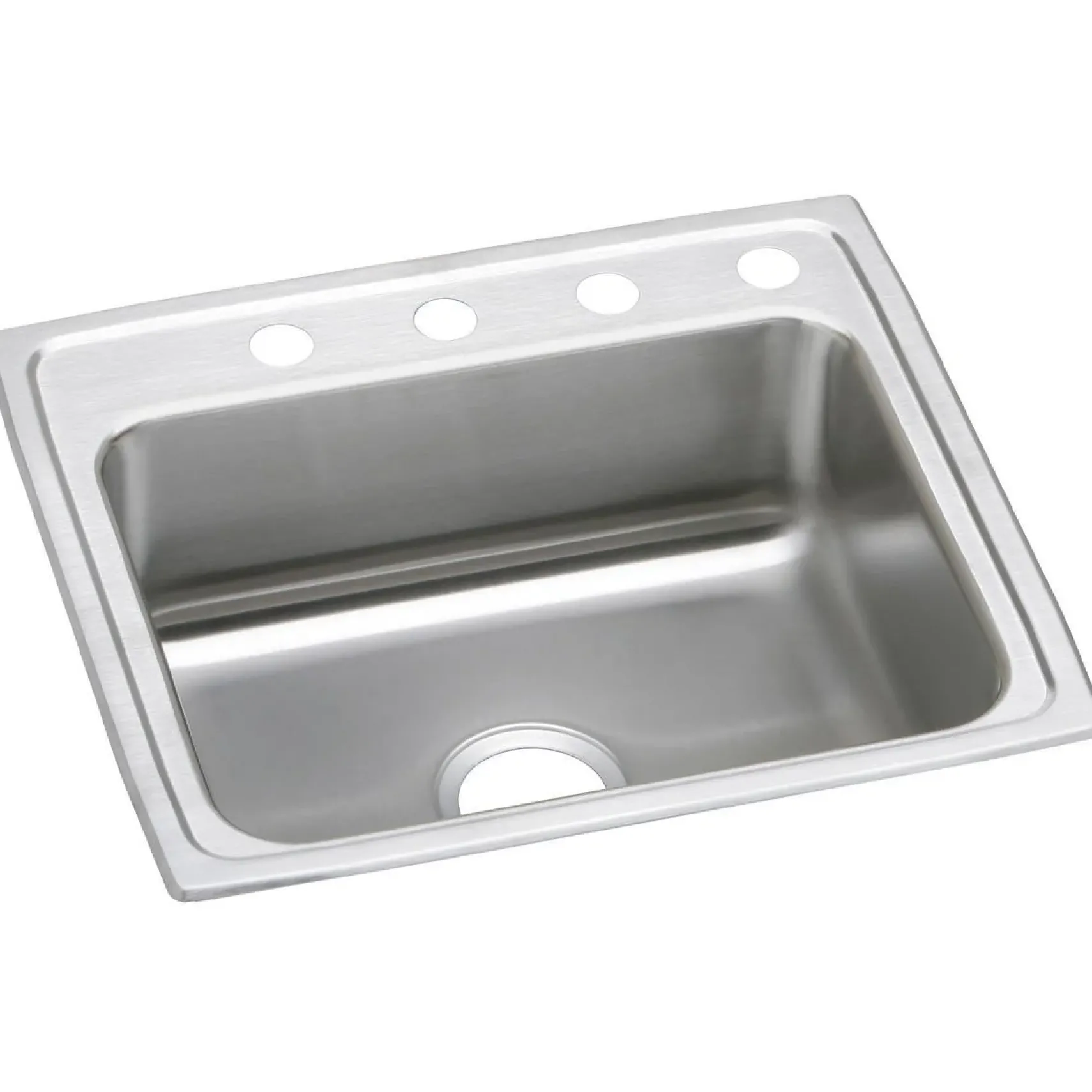 Elkay Celebrity 25" Stainless Steel Kitchen Sink, 20 Gauge, Brushed Satin, 3 Faucet Hole, PSR25213