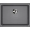 Elkay Classic 25" Quartz Kitchen Sink, Greystone, ELGUAD2519PDGS0