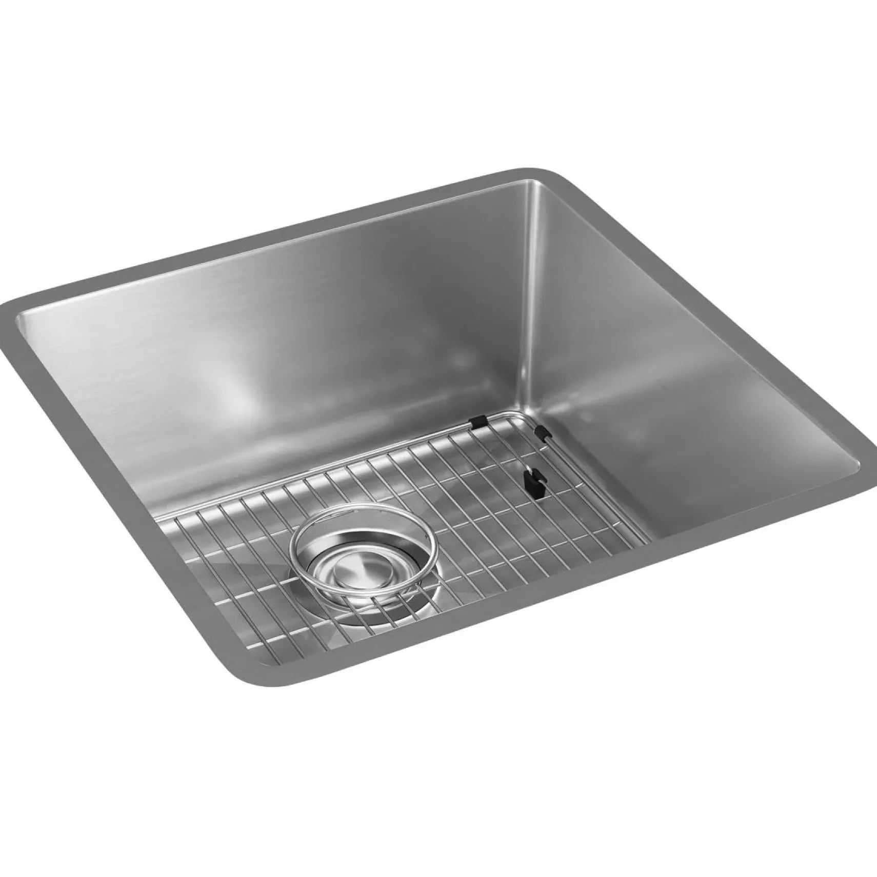 Elkay Crosstown 19" Stainless Steel Kitchen Sink, 18 Gauge, Polished Satin, ECTRU17179TC