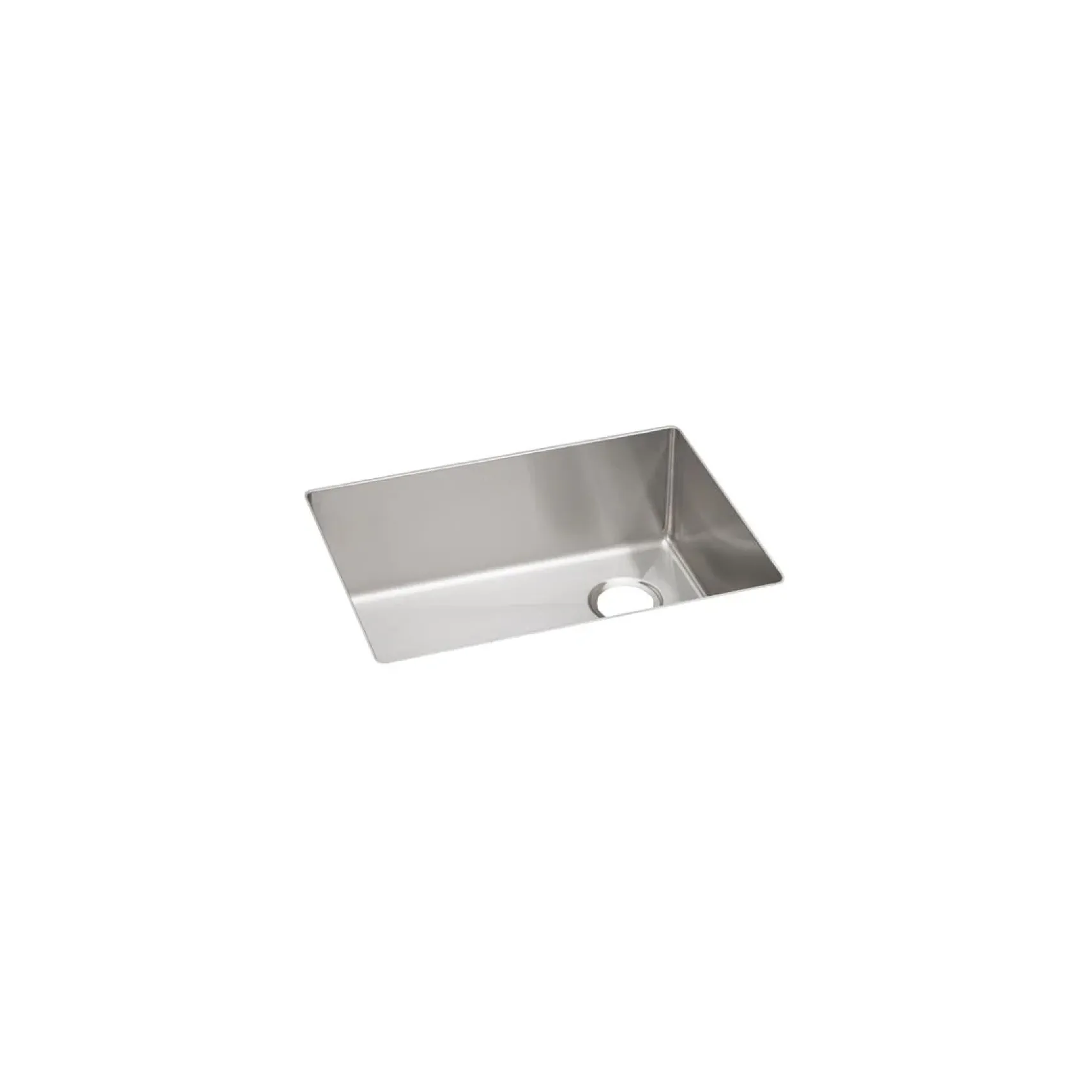 Elkay Crosstown 26" Stainless Steel Kitchen Sink, 18 Gauge, Polished Satin, ECTRU24179RT