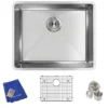 Elkay Crosstown 23" Stainless Steel Kitchen Sink, 18 Gauge, Polished Satin, ECTRU21179TC
