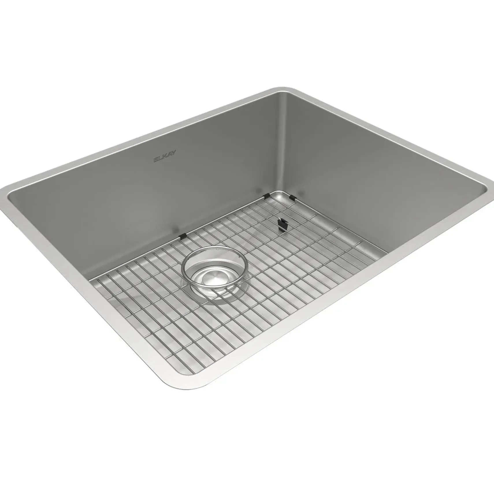 Elkay Crosstown 23" Stainless Steel Kitchen Sink, 18 Gauge, Polished Satin, ECTRU21179TC