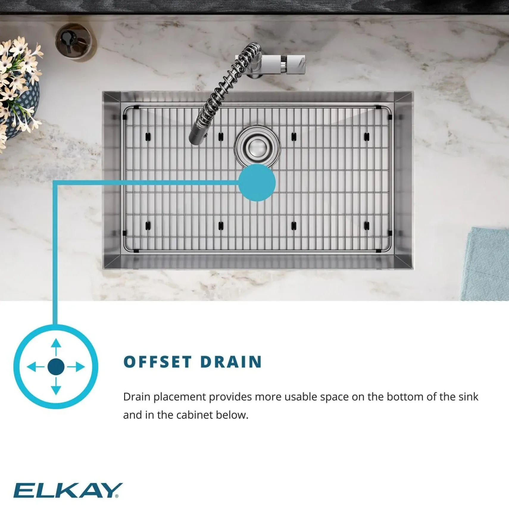 Elkay Crosstown 36" Stainless Steel Farmhouse Kitchen Sink, 60/40 Double Bowl, 18 Gauge, Polished Satin, ECTRUF32179RC