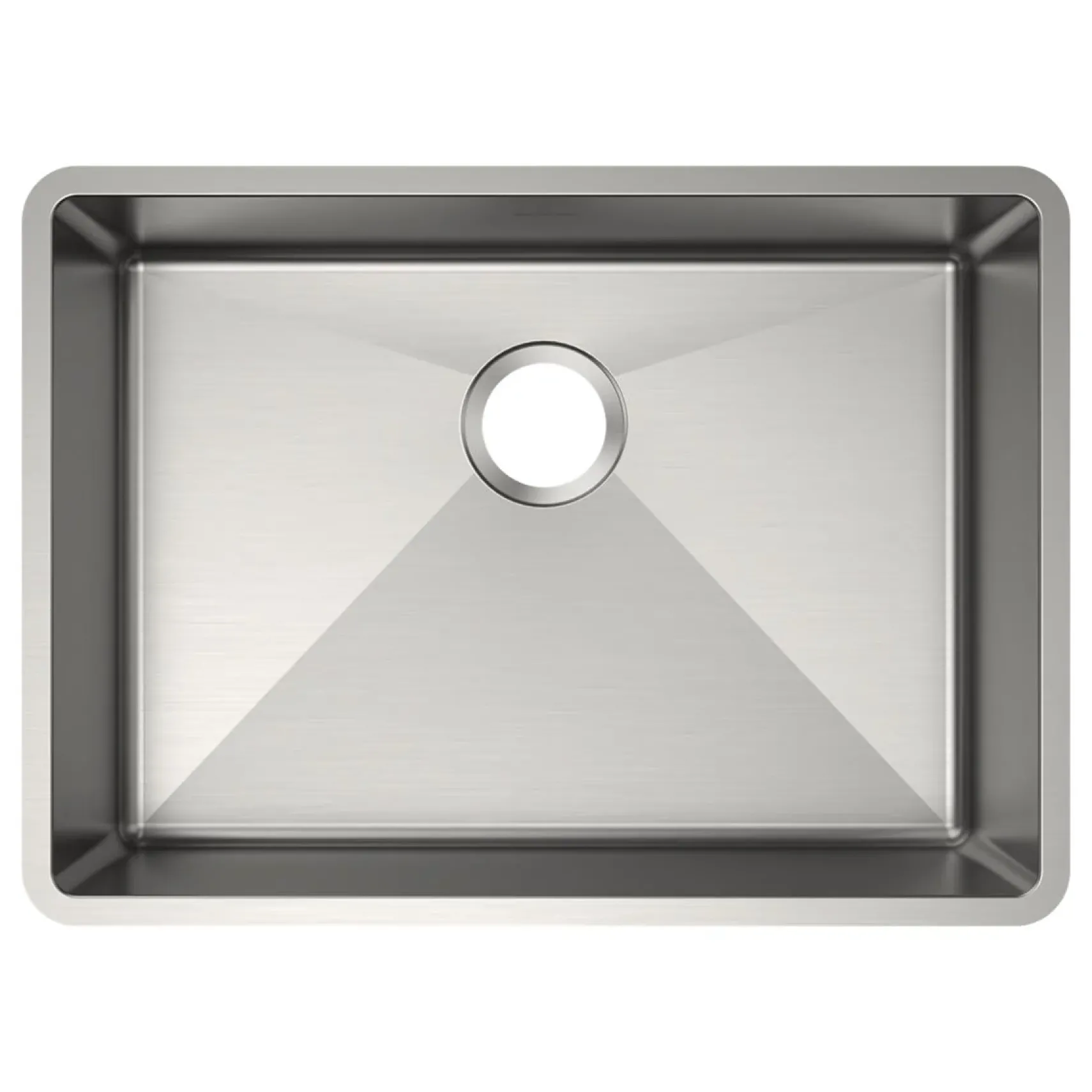 Elkay Crosstown 26" Undermount Stainless Steel ADA Kitchen Sink, Polished Satin, 18 Gauge, ECTRUAD241755
