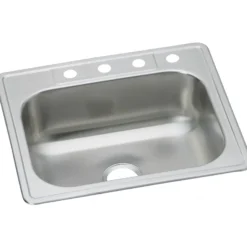 Elkay Dayton 33" Stainless Steel Kitchen Sink, 20 Gauge, Elite Satin, 3 Faucet Hole, DSE133223