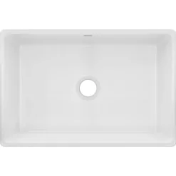 Elkay 30" Fireclay Farmhouse Kitchen Sink, White, SWUF28179WH