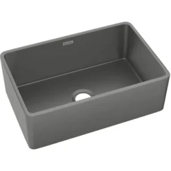 Elkay 30" Fireclay Farmhouse Sink, Matte Gray, SWUF28179MG