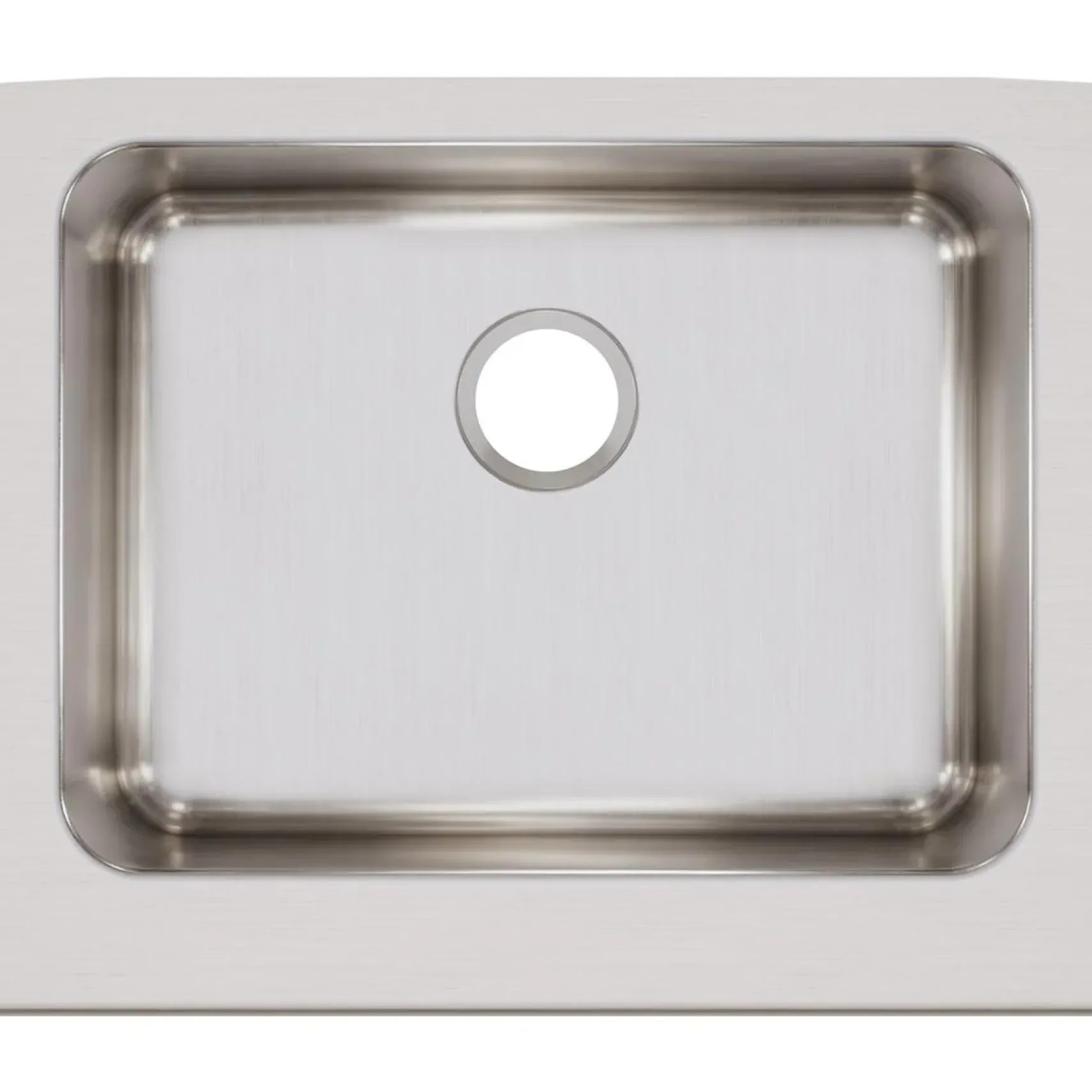 Elkay Lustertone Classic 25" Stainless Steel Farmhouse Kitchen Sink, 18 Gauge, Lustrous Satin, ELUHF2520