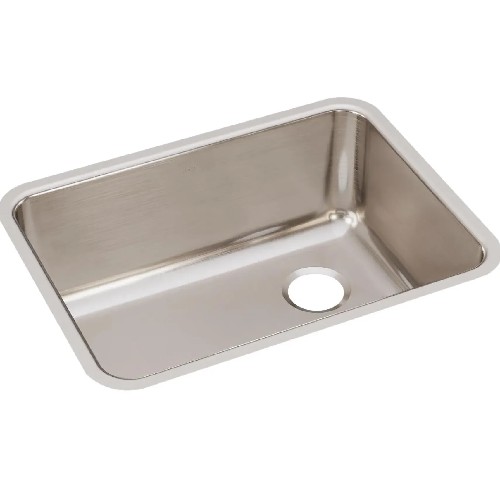 Elkay Lustertone Classic 26" Stainless Steel Kitchen Sink, 18 Gauge, Lustrous Satin, ELUH231710R