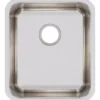Elkay Lustertone Classic 16" Stainless Steel Kitchen Sink, 18 Gauge, Lustrous Satin, ELUH1316