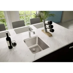 Elkay Lustertone Classic 17" Stainless Steel Kitchen Sink, 18 Gauge, Lustrous Satin, ELUH141810