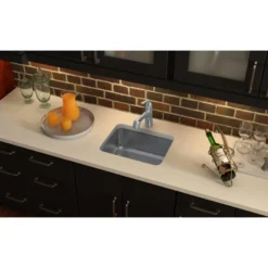 Elkay Lustertone Classic 21" Stainless Steel Kitchen Sink, 18 Gauge, Lustrous Satin, ELUH1814PD