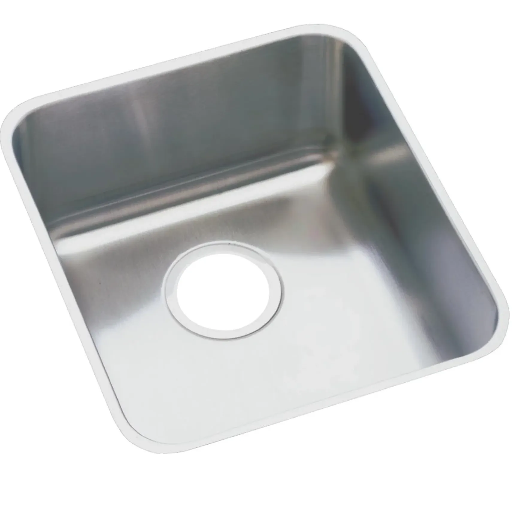 Elkay Lustertone Classic 16" Undermount Stainless Steel ADA Kitchen Sink, Lustrous Satin, 18 Gauge, ELUHAD131645