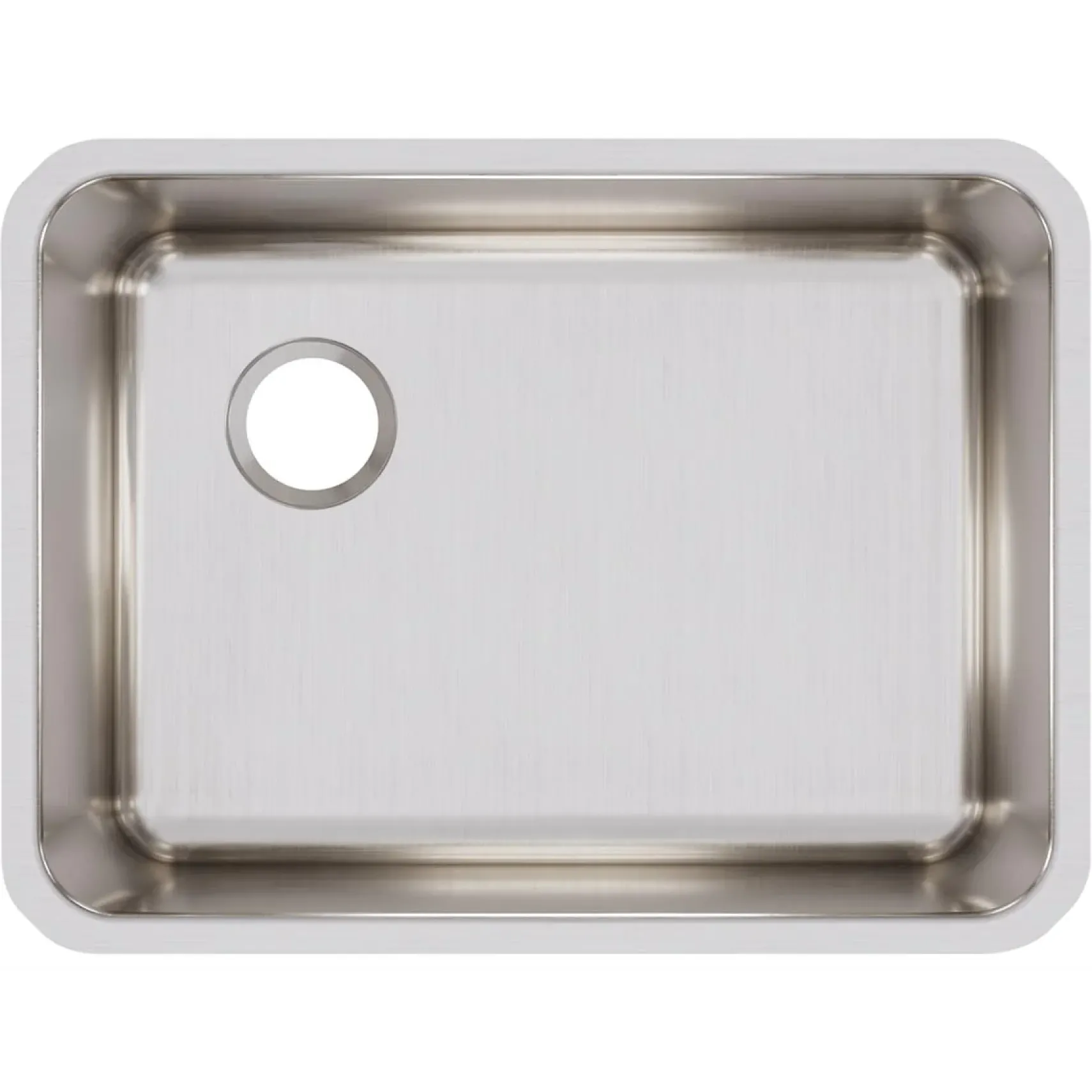 Elkay Lustertone Classic 26" Undermount Stainless Steel Kitchen Sink, Lustrous Satin, 18 Gauge, ELUH231710L