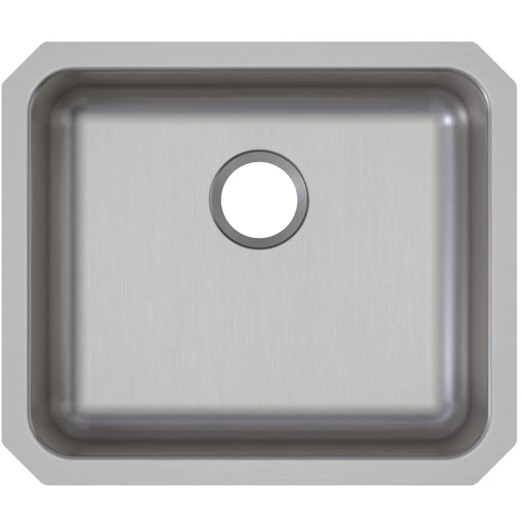 Elkay Lustertone Classic 22" Undermount Stainless Steel ADA Kitchen Sink, Lustrous Satin, 18 Gauge, ELUHAD191655