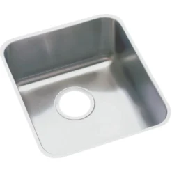 Elkay Lustertone Classic 16" Undermount Stainless Steel ADA Kitchen Sink, Lustrous Satin, 18 Gauge, ELUHAD131650