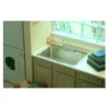 Elkay Lustertone 31" Stainless Steel Kitchen Sink, 18 Gauge, Lustrous Satin, 4 Faucet Hole, DLR3122124