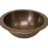 Houzer 15" Copper Flat Lip Bathroom Sink, HW-CLA1RF