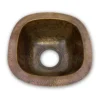 Houzer 13" Copper Flat Lip Hammerwerks Bar/Prep Sink, HW-SCH1BF