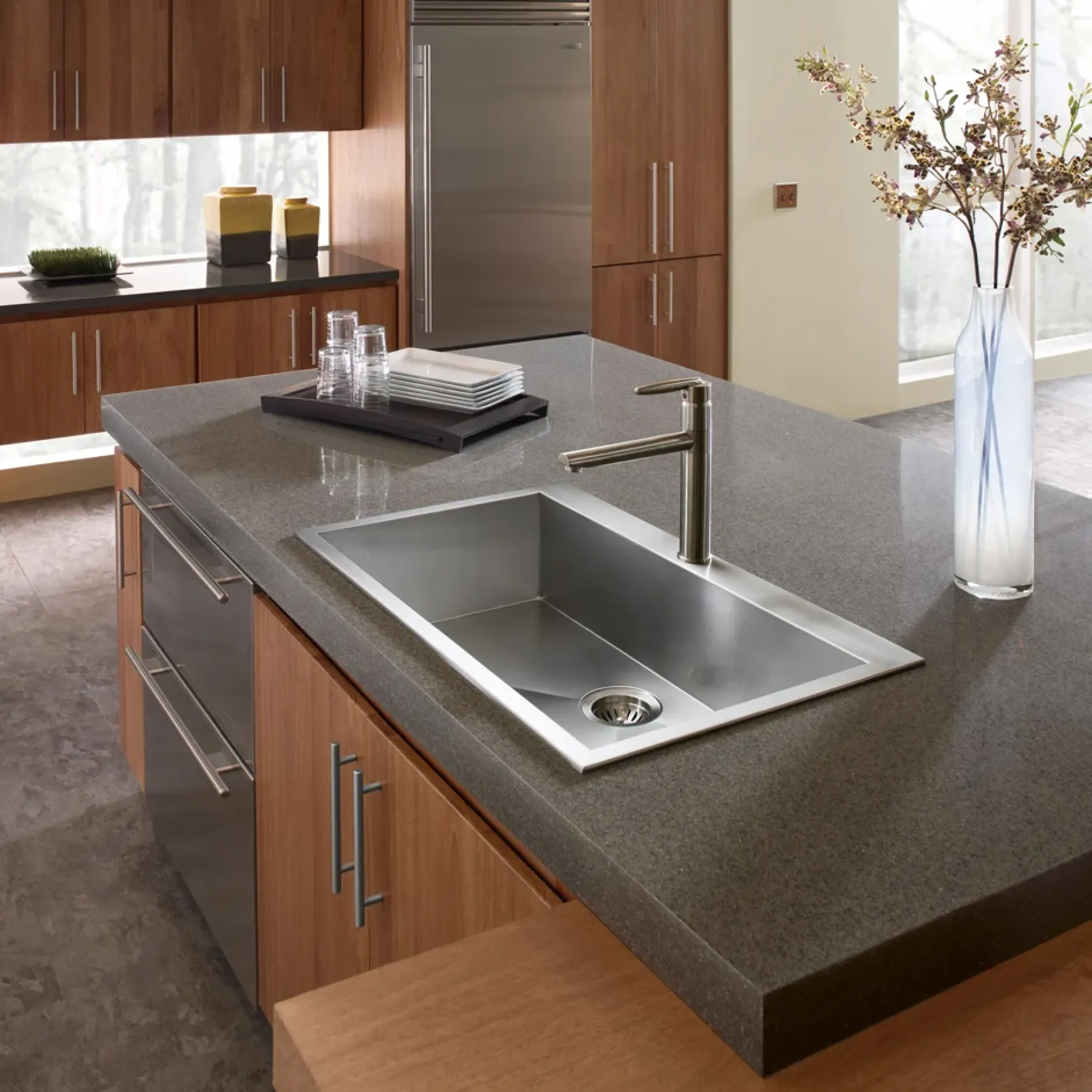 Houzer 33" Stainless Steel Topmount Single Bowl Kitchen Sink, 18 Gauge, BLS-3322