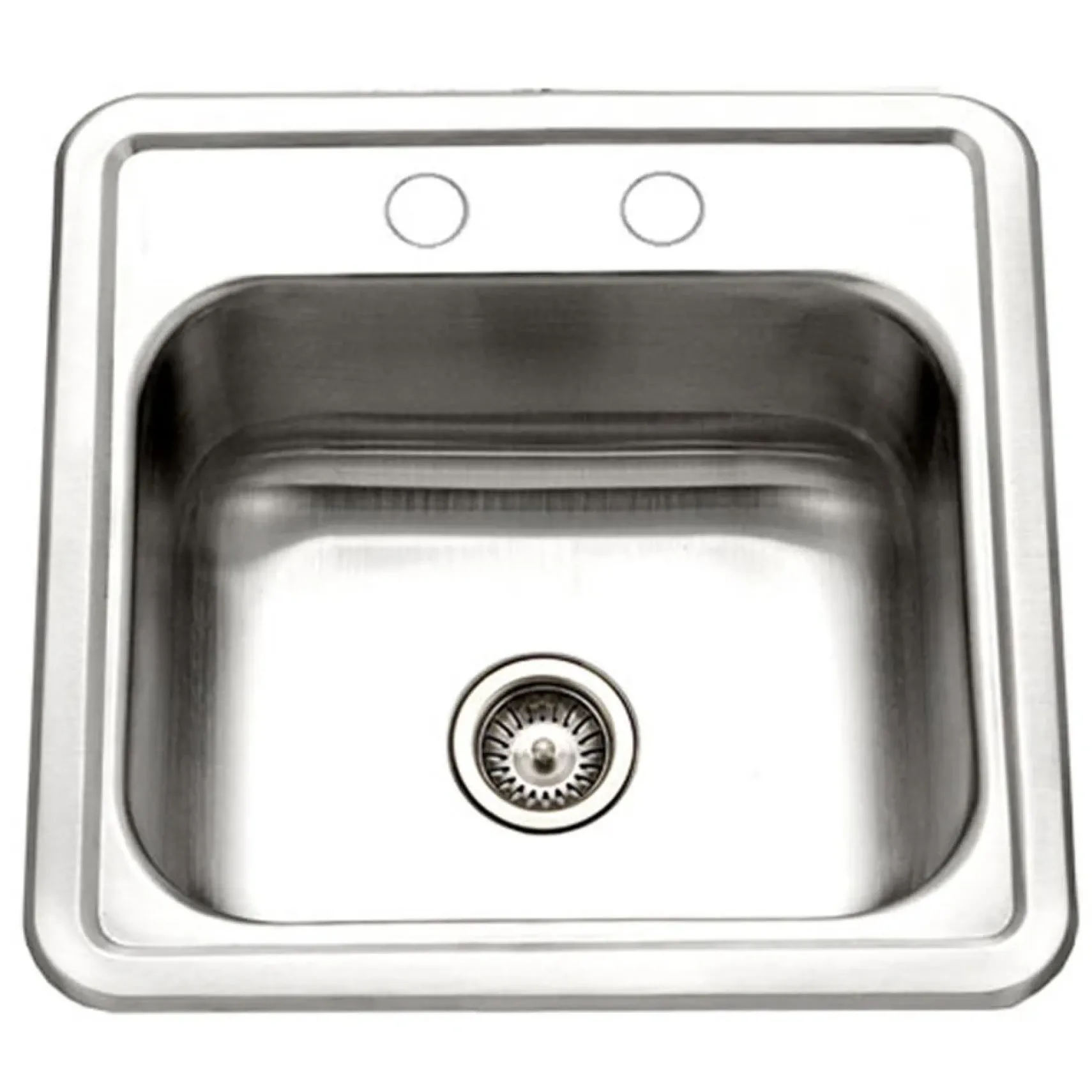 Houzer 15" Stainless Steel Topmount Bar/Prep Sink, 1515-6BS-1