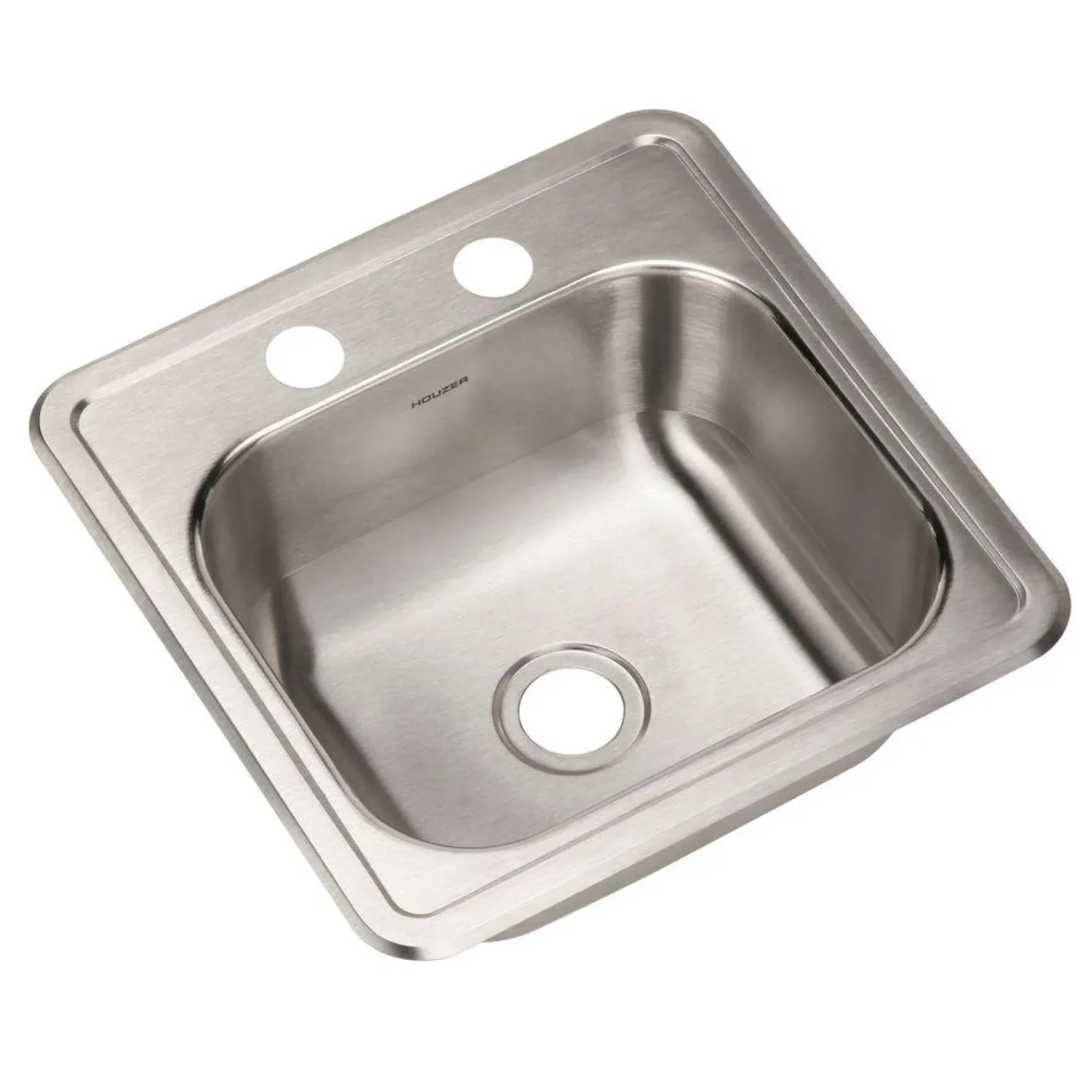 Houzer 15" Stainless Steel Topmount Bar/Prep Sink, 1515-6BS-1