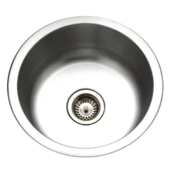 Houzer 18" Stainless Steel Undermount Bar/Prep Sink, Round, CF-1830-1