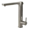 Houzer Ascend Integrated Pull Up Kitchen Faucet Brushed Nickel, ASCPU-460-BN