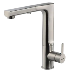 Houzer Ascend Pull Out Kitchen Faucet Brushed Nickel, ASCPO-460-BN