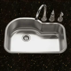 Houzer Belleo 21" Drop In/Topmount Stainless Steel Kitchen Sink, 18 Gauge, BSH-3200