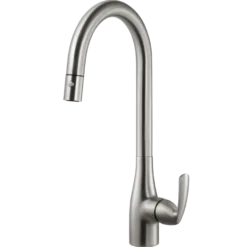 Houzer Cora Pull Down Kitchen Faucet Brushed Nickel, CORPD-569-BN