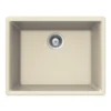 Houzer Quartztone 24 inch Linen Granite Composite Undermount Single Bowl Kitchen Sink - G-100U LINEN