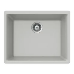 Houzer Quartztone 24 inch Thunder Granite Composite Undermount Single Bowl Kitchen Sink - G-100U Thunder