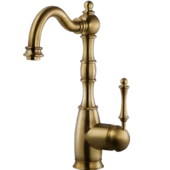 Houzer Regal Solid Brass Bar Faucet Antique Brass, REGBA-160-AB